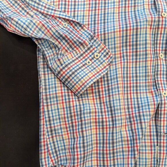 Peter Millar Dress Shirt 100% Cotton Medium - Picture 2 of 3